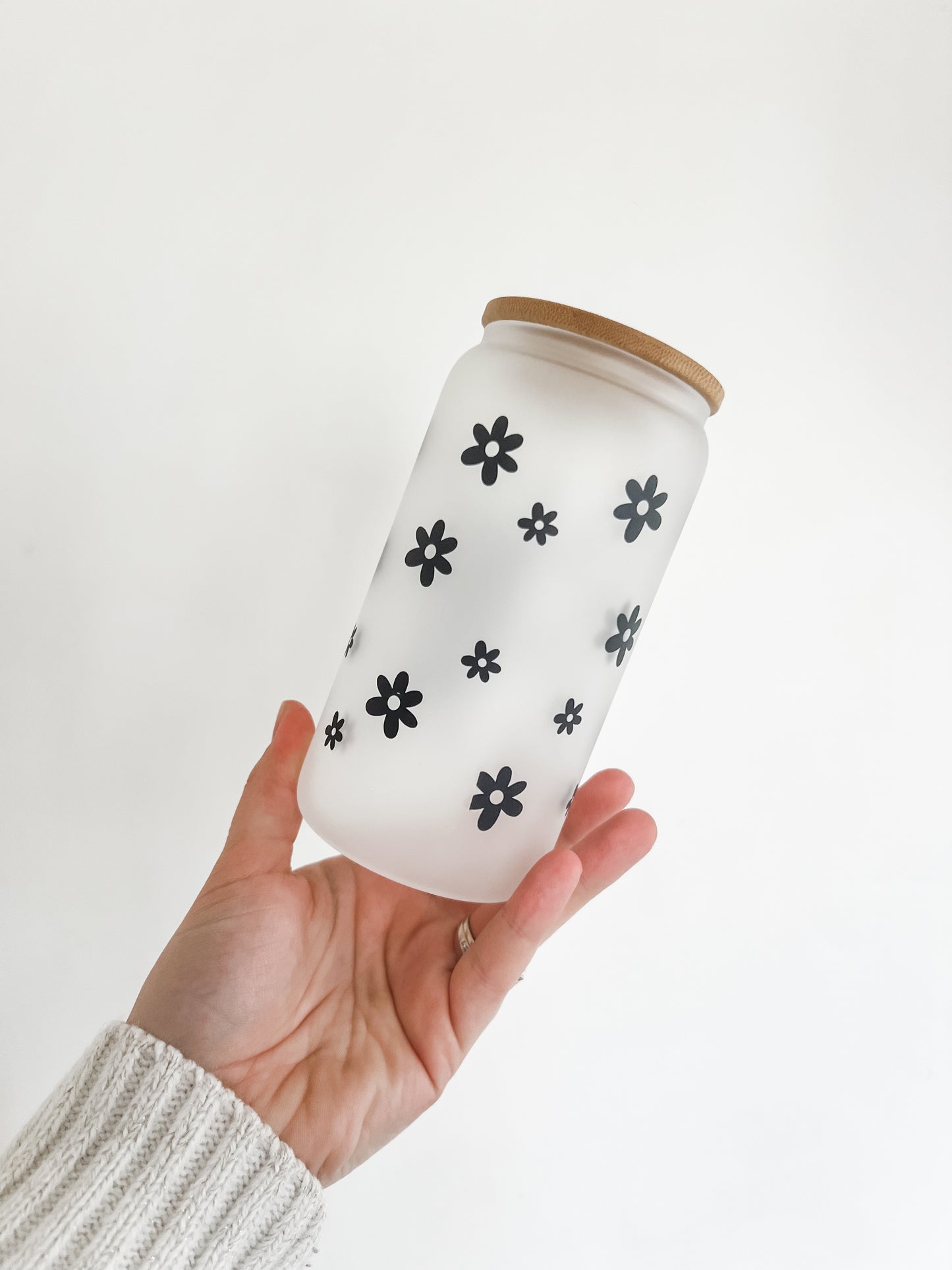 Have the Best Day Glass Can Cup