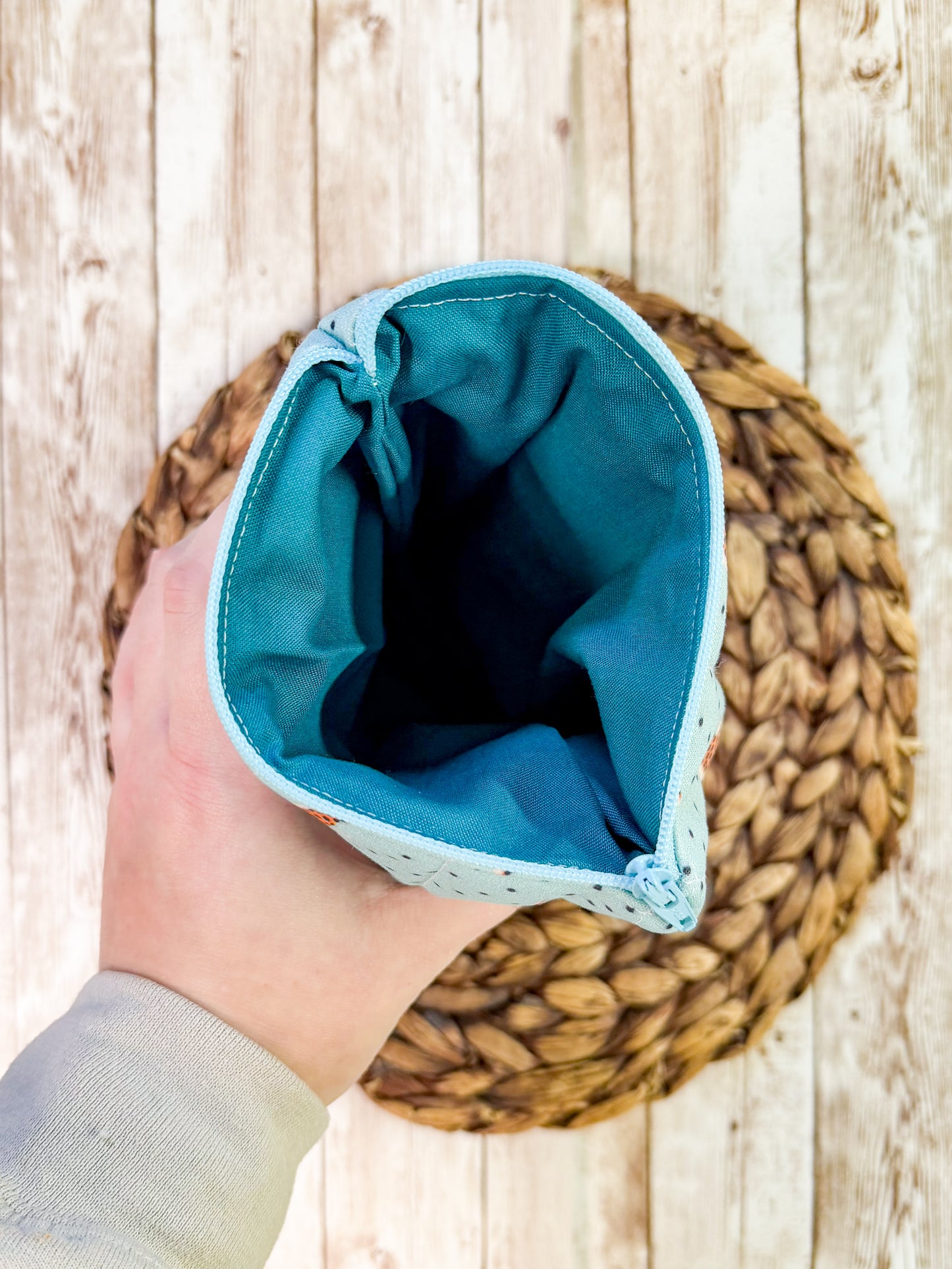 Lightning Bolt Quilted Zipper Sleeve with Zipper