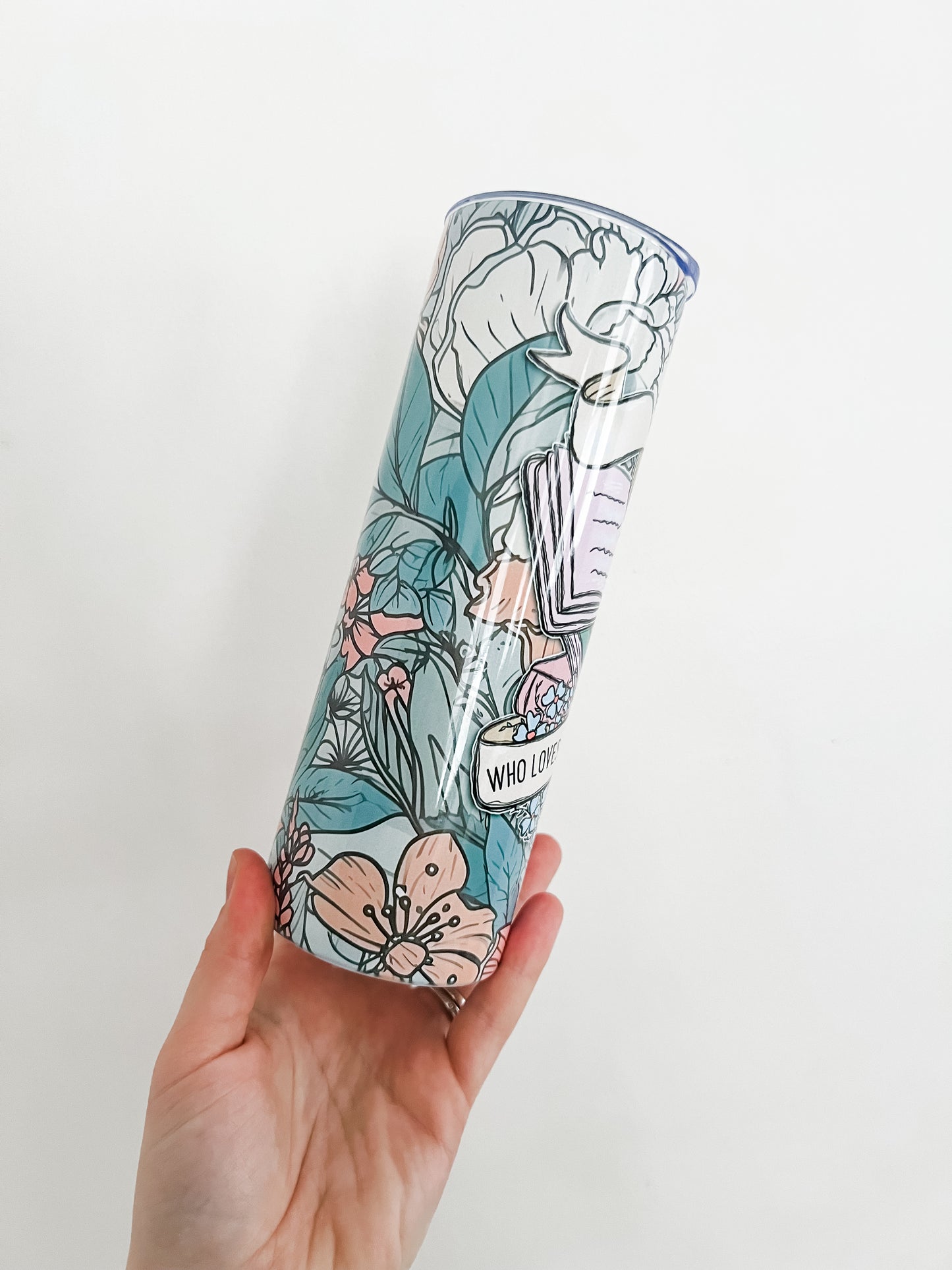 Just A Girl Who Loves Books Tumbler