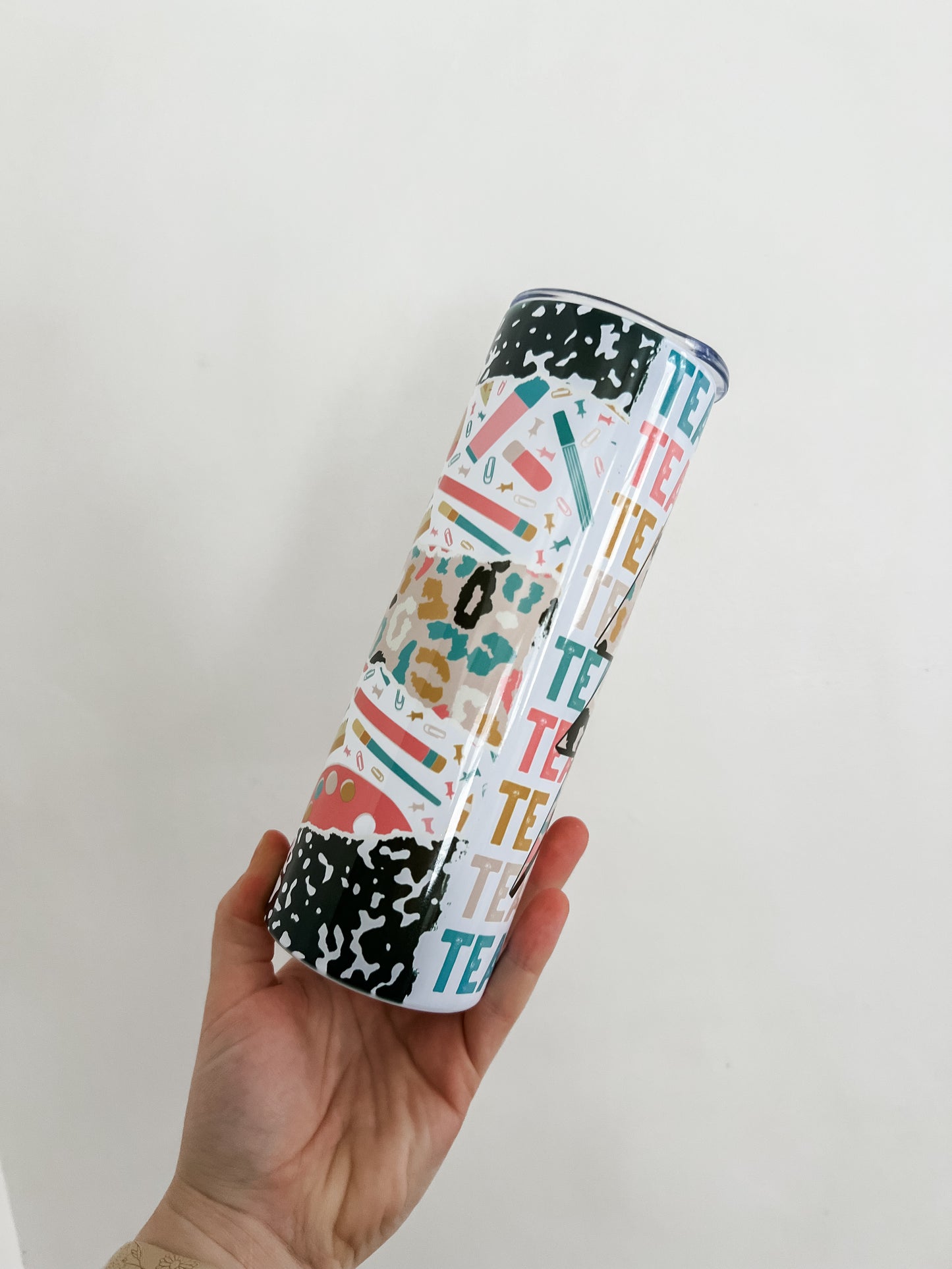 Teacher Lightning Bolt Tumbler
