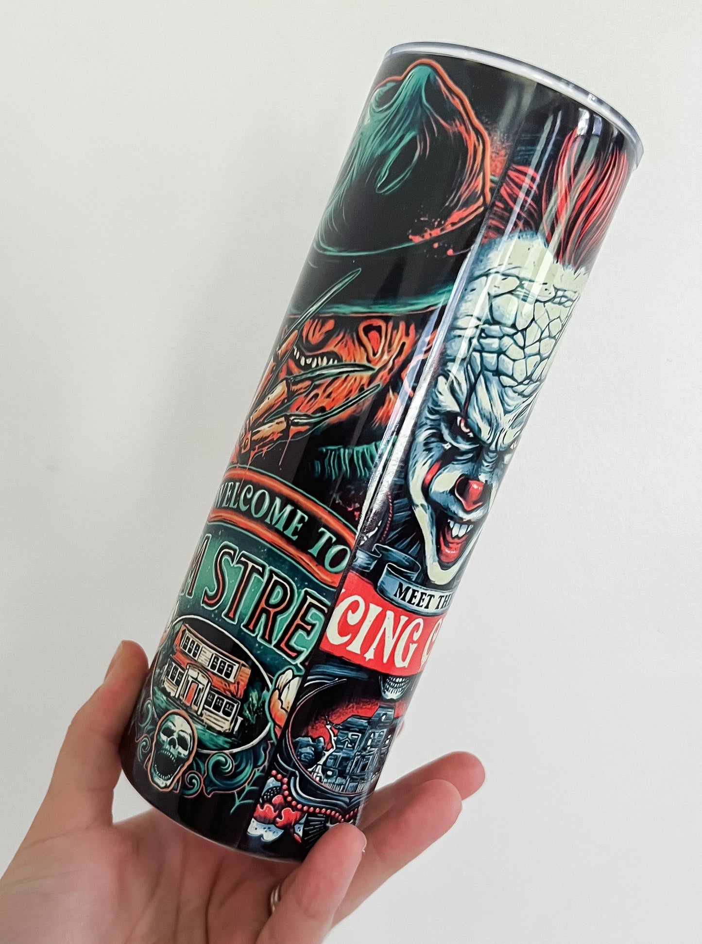 Horror Movie Character Tumbler
