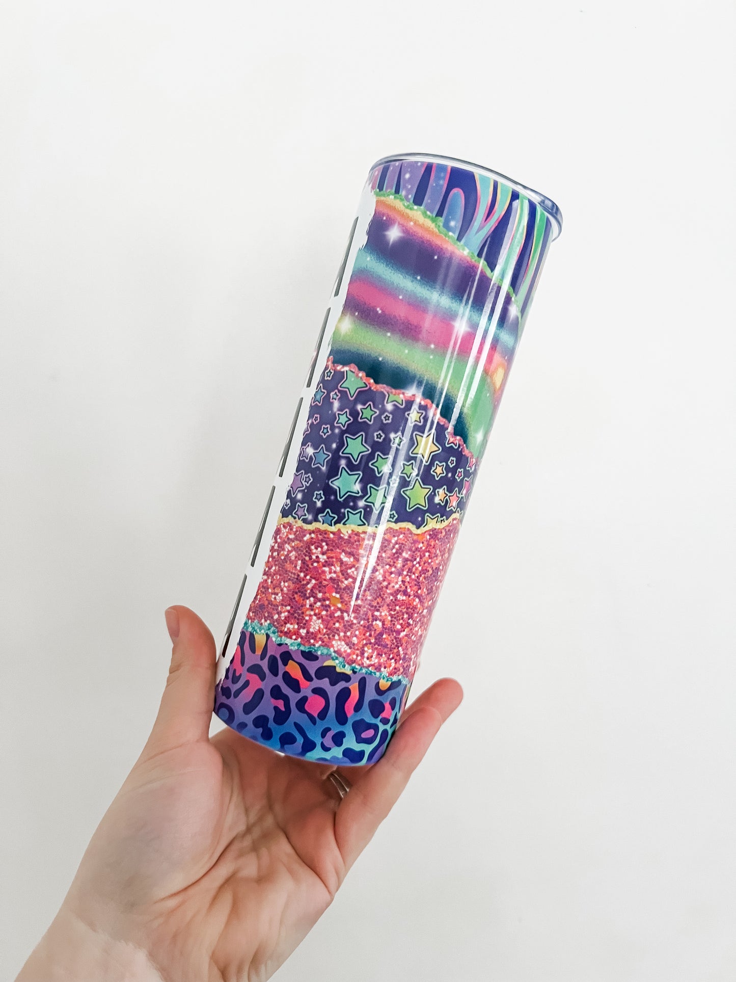 Lisa Frank Inspired Tumbler
