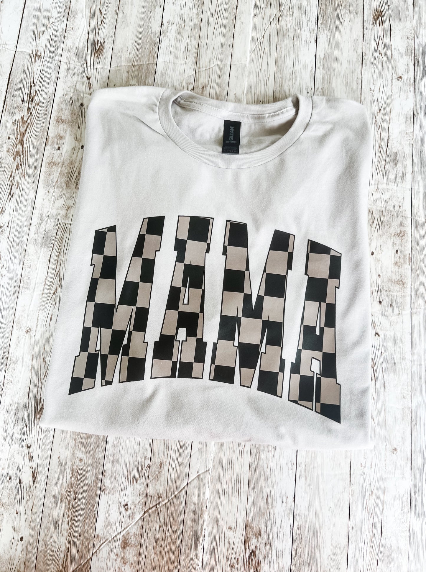 Black/Grey Checkered Mama