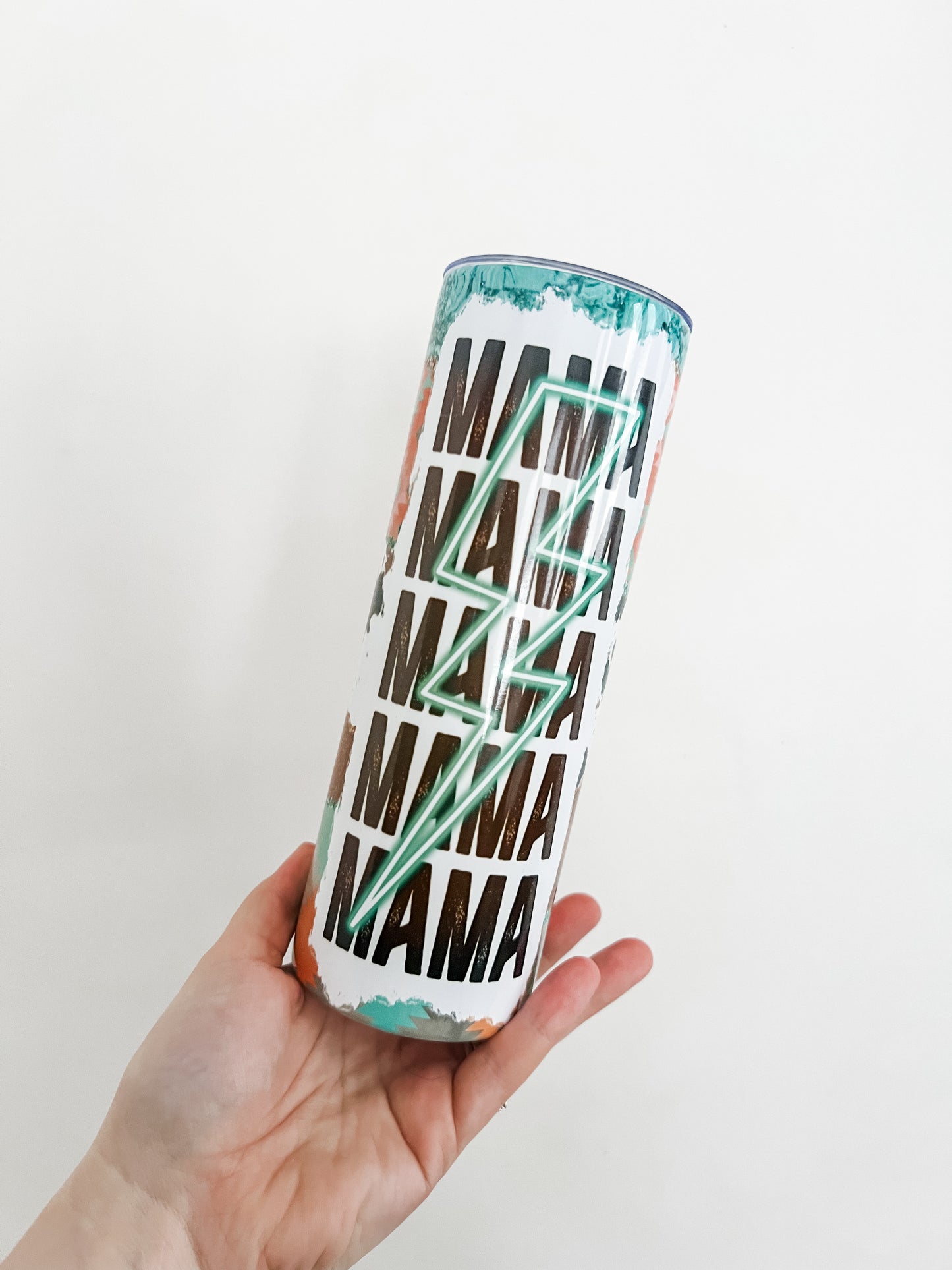 Orange Western Mama Tumbler