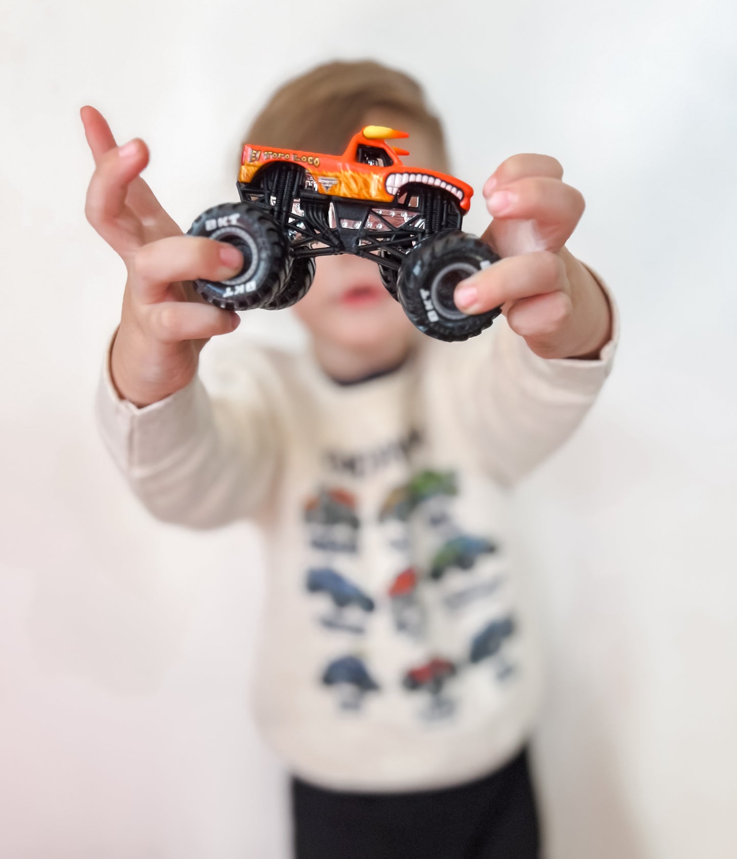 Monster Trucks God Says I Am Crewneck