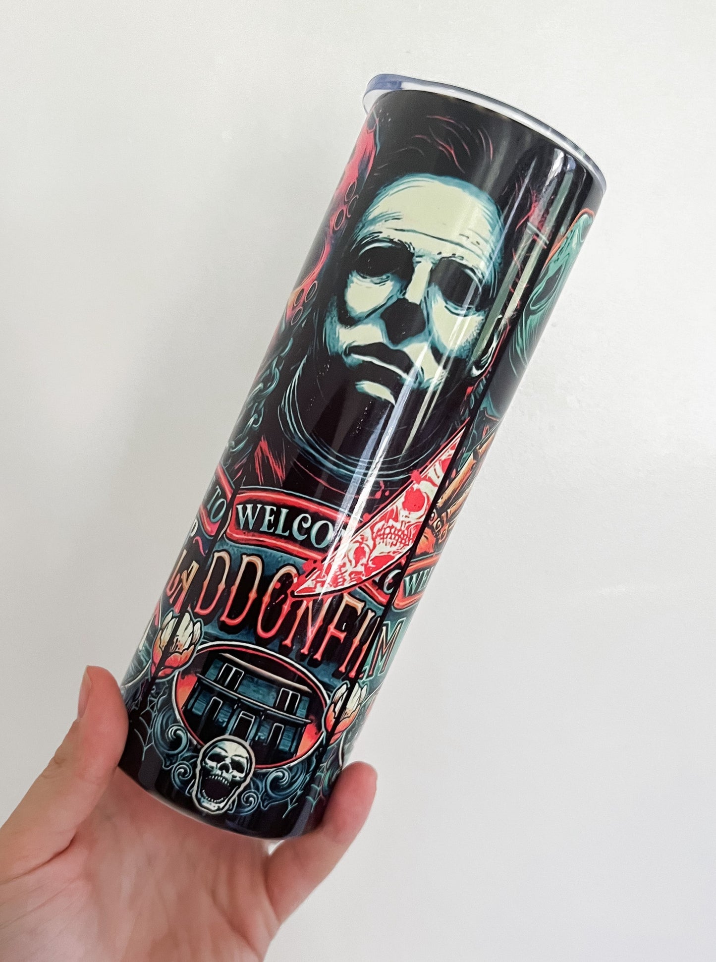 Horror Movie Character Tumbler