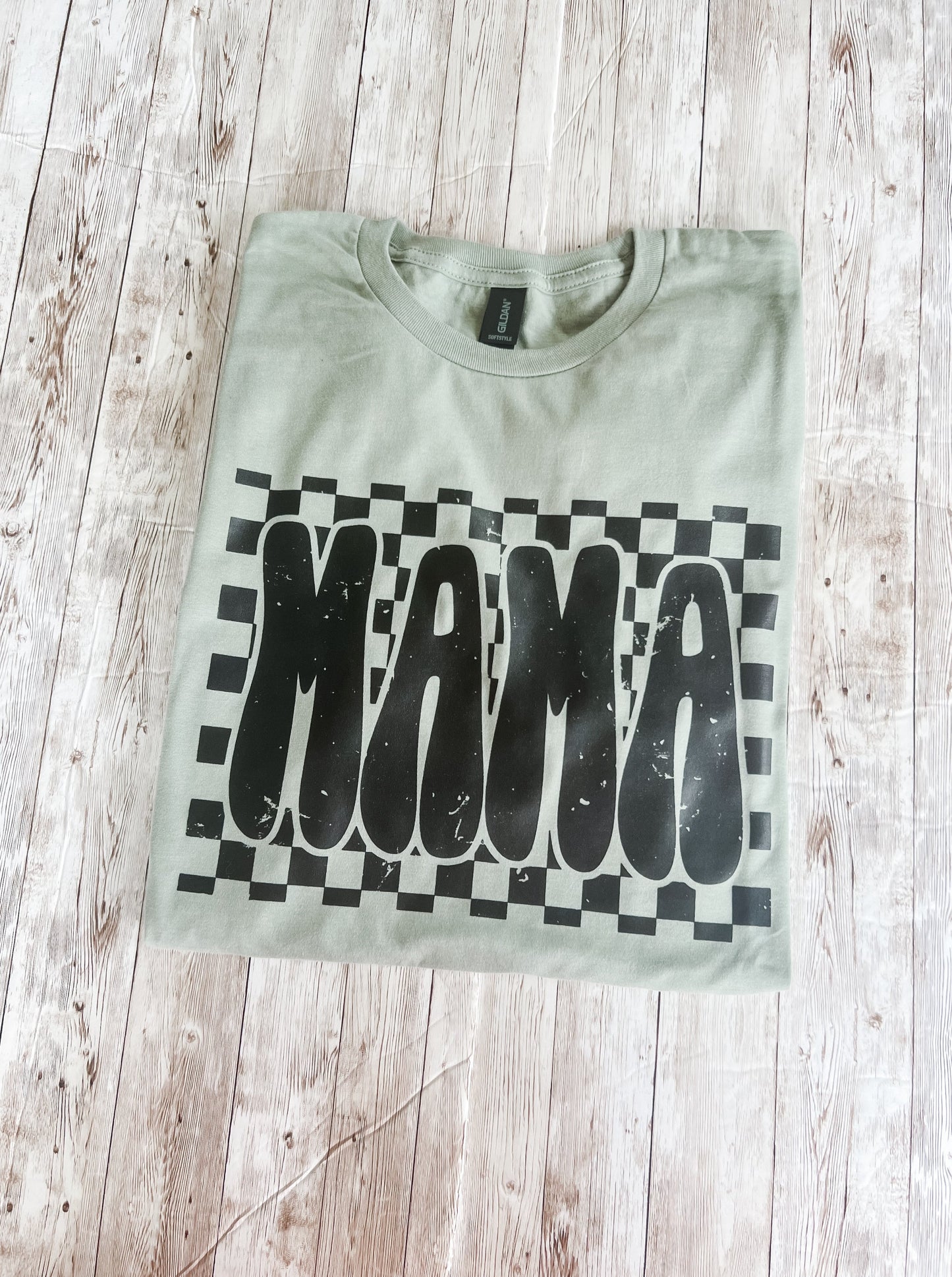 Checkered Retro Mama