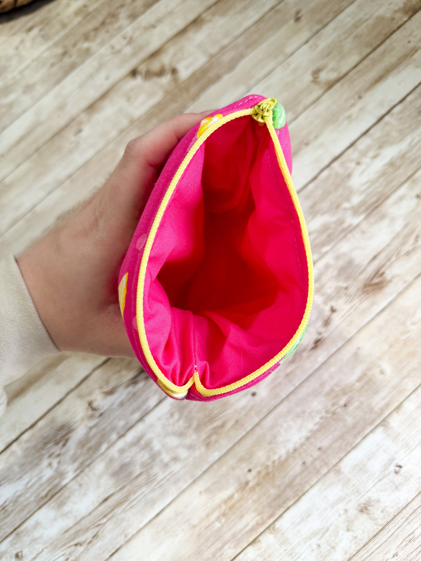 Pink Lemon Kindle Sleeve With Zipper