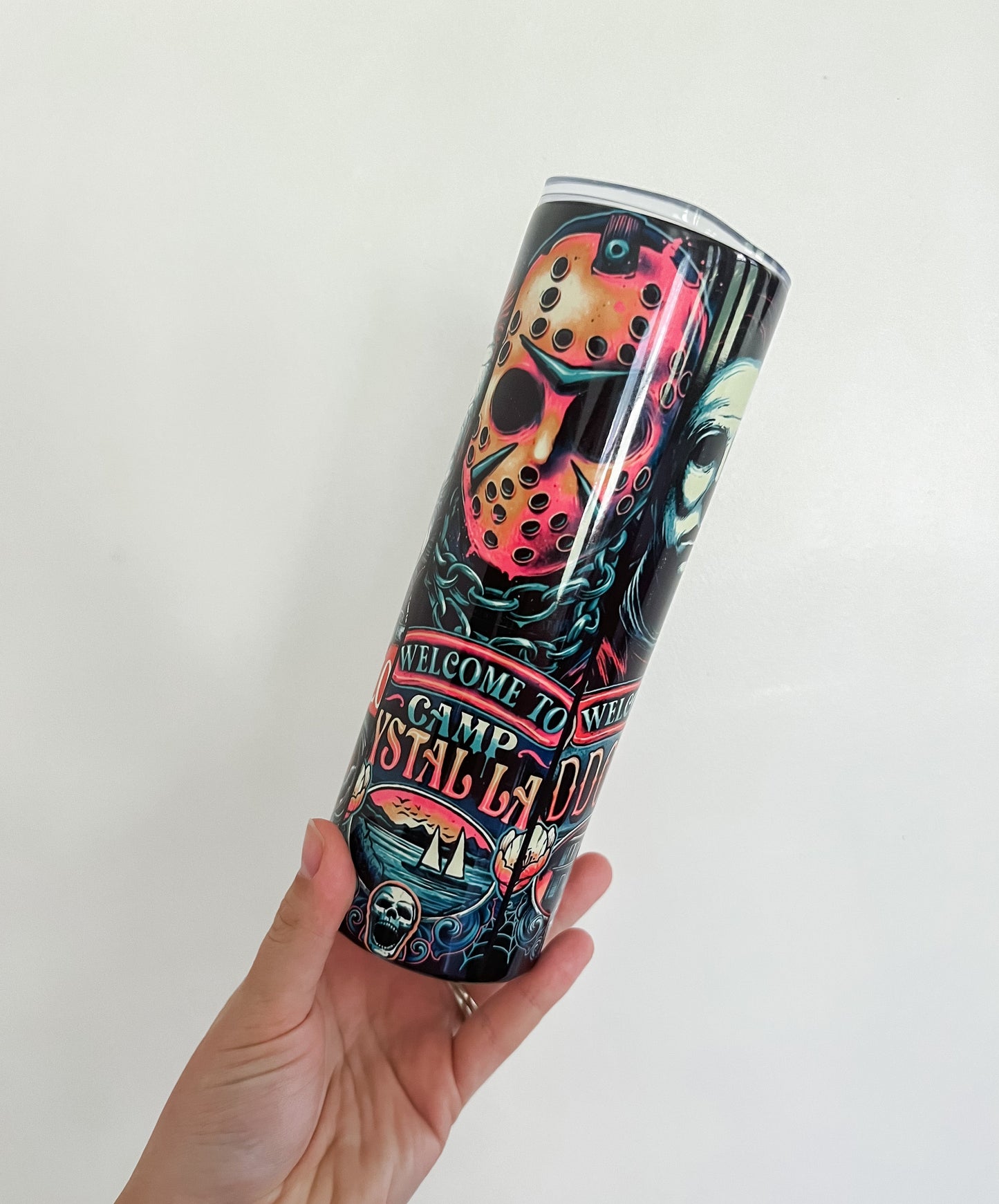 Horror Movie Character Tumbler