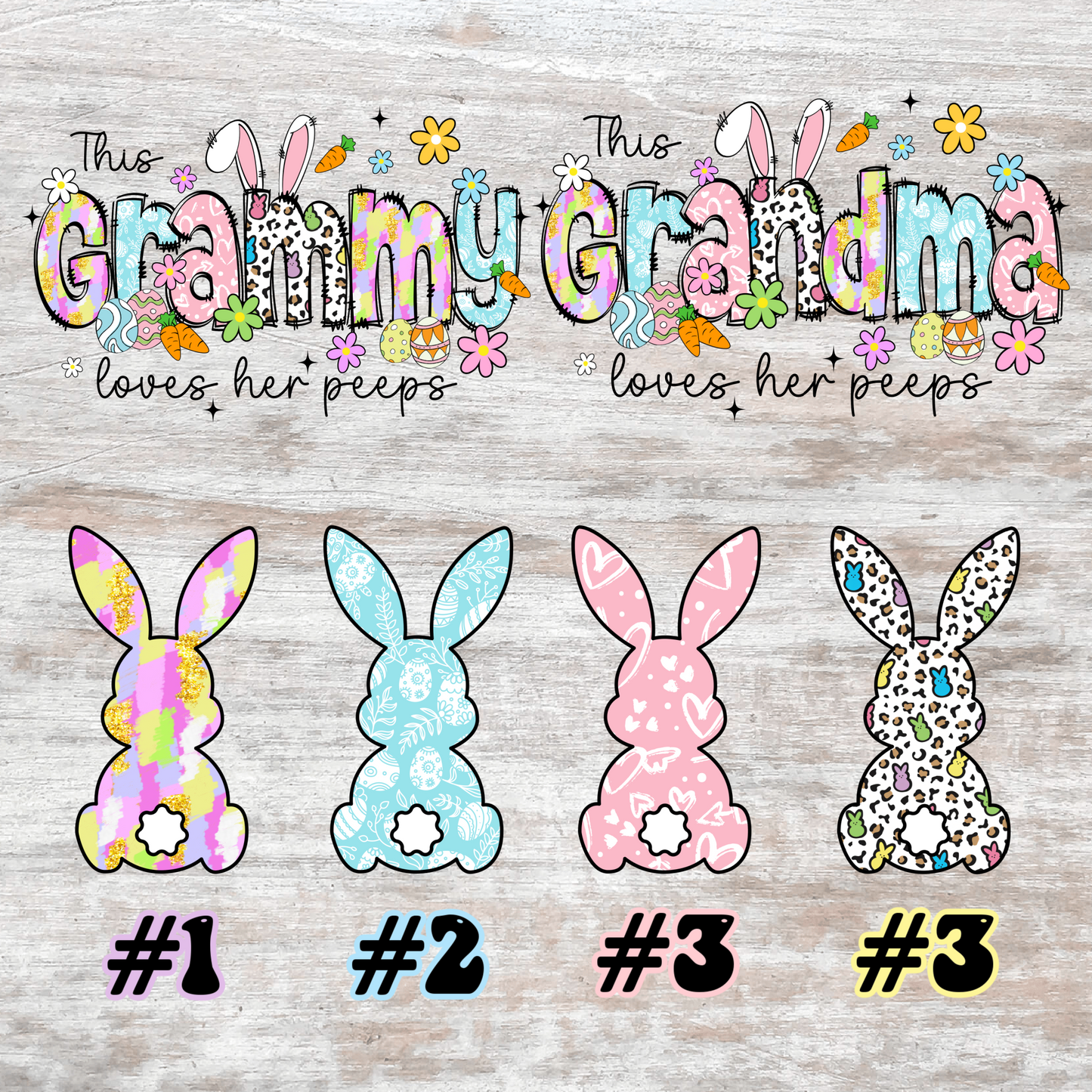 This Mama/Grandma Loves Her Peeps