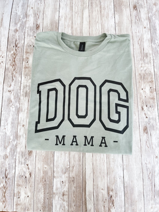 Dog Mama Varsity Outline
