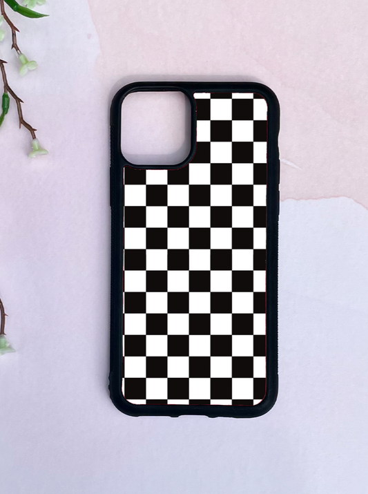 Black and White Checkered Phone Case