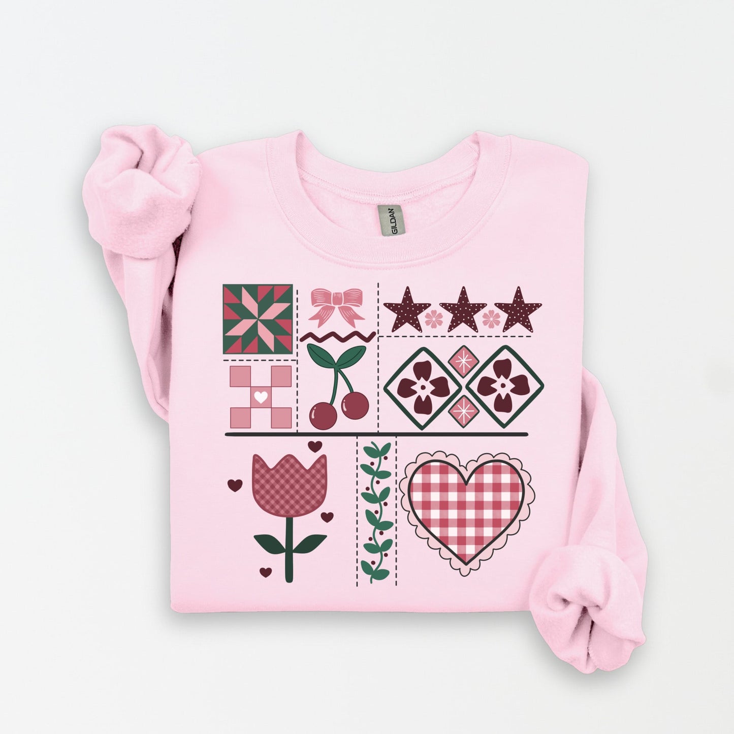 Vintage Heart Patchwork