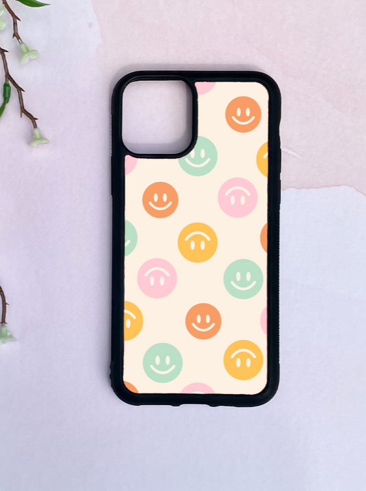 Colorful Smiley Phone Case