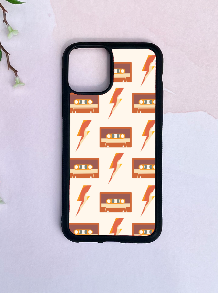 Lightning Bolt Cassette Phone Case