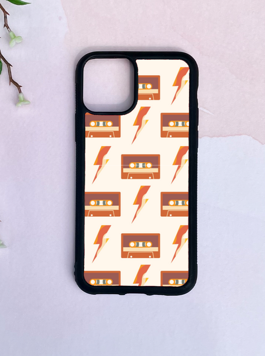 Lightning Bolt Cassette Phone Case