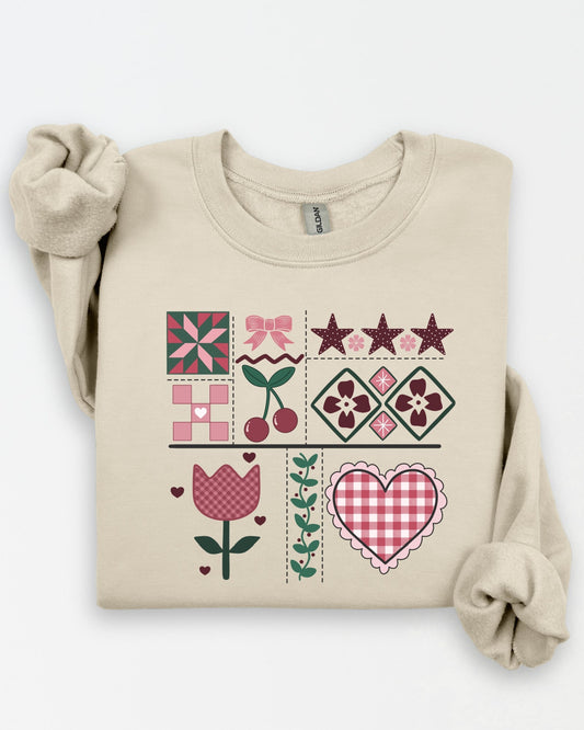 Vintage Heart Patchwork