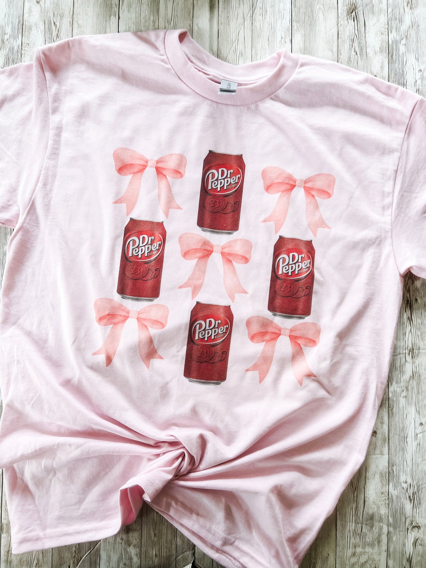 Dr. Pepper Pink Bows