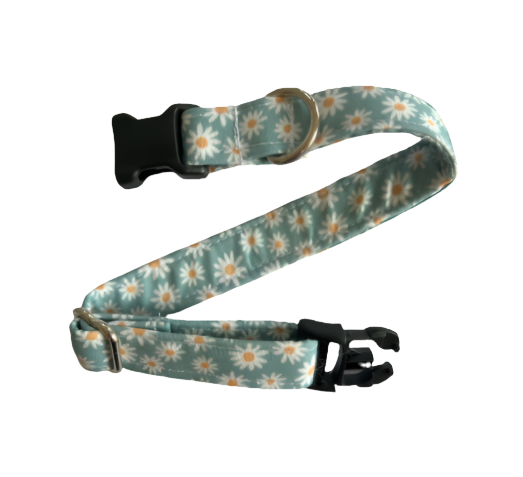 Blue Daisy Collar