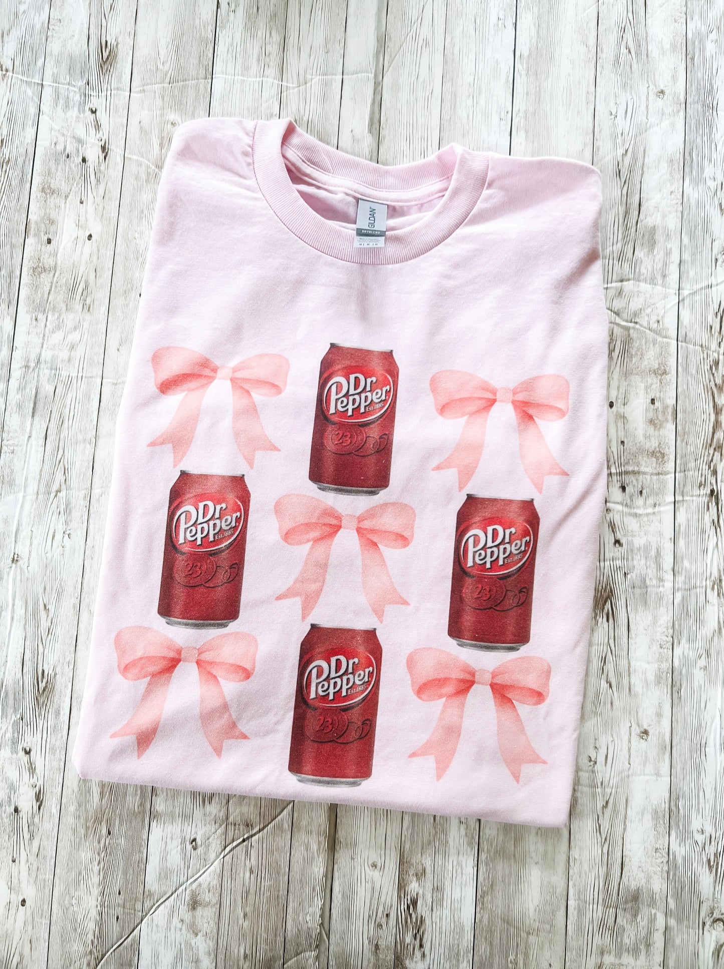 Dr. Pepper Pink Bows