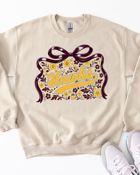 Floral Ribbon Hawks