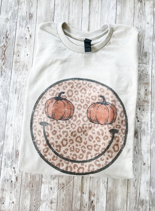 Leopard Pumpkin Smiley