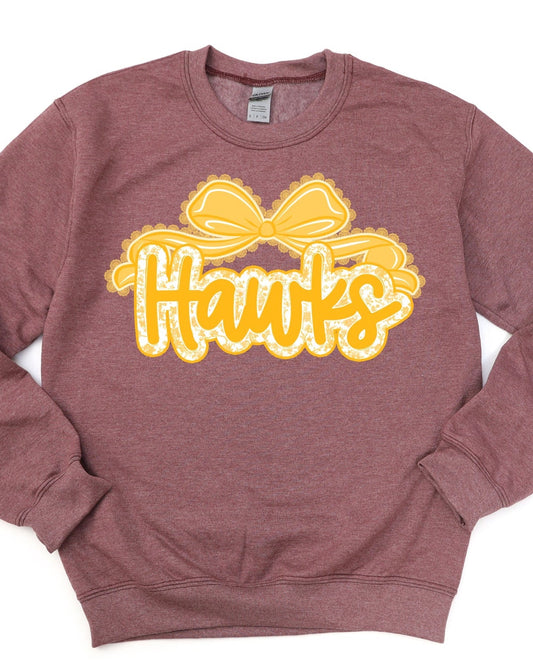 Hawks Toile Ribbon