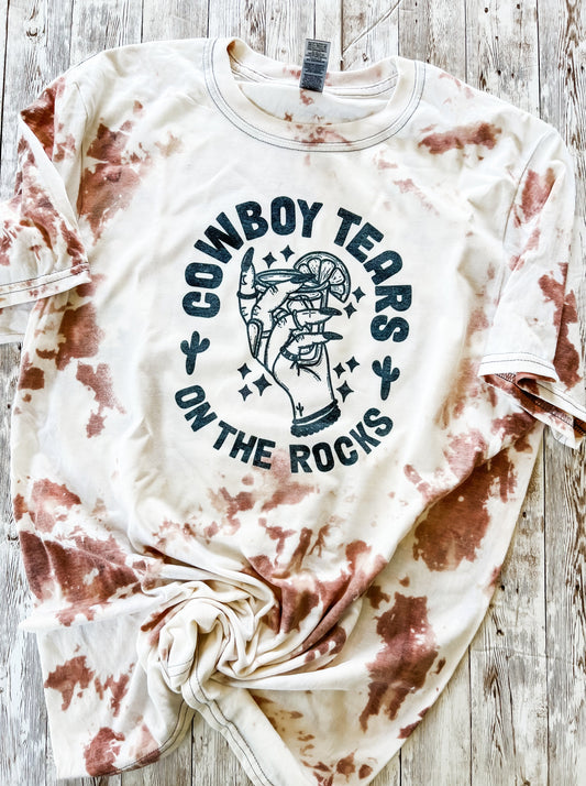 Cowboy Tears On The Rocks Bleached