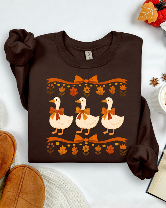 Fall Geese With Bows