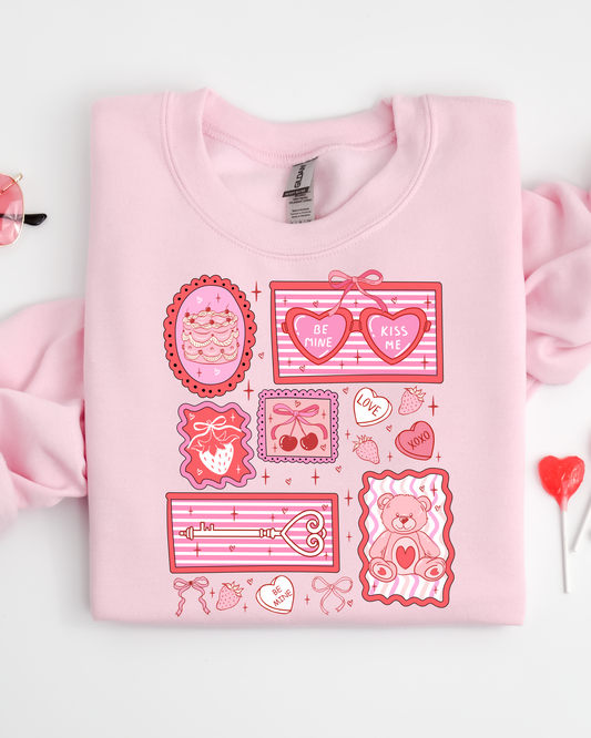 Pink Valentine Collage