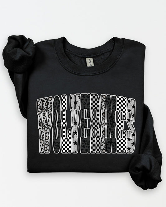Checker Letter Wolverines