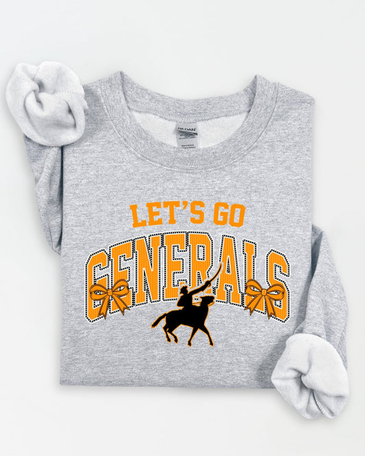 Mascot Let's Go Generals!