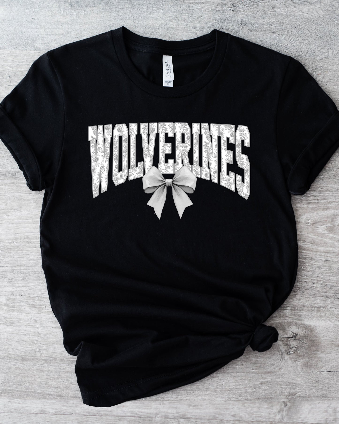 Wolverines Toile Bow