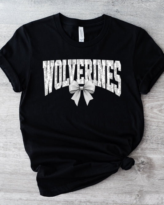 Wolverines Toile Bow