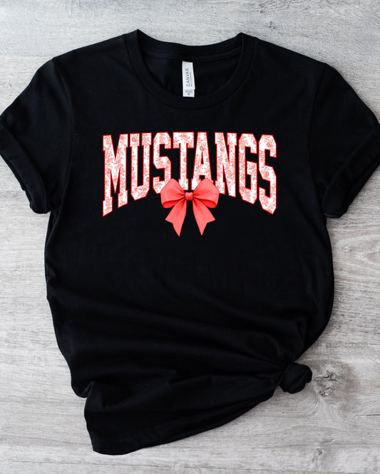 Mustangs Toile Bow