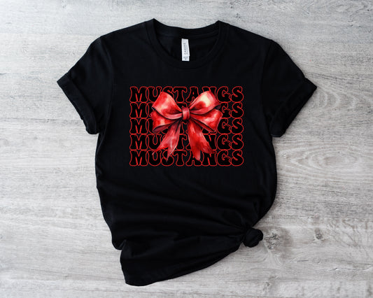 Mustangs Bow Shirt