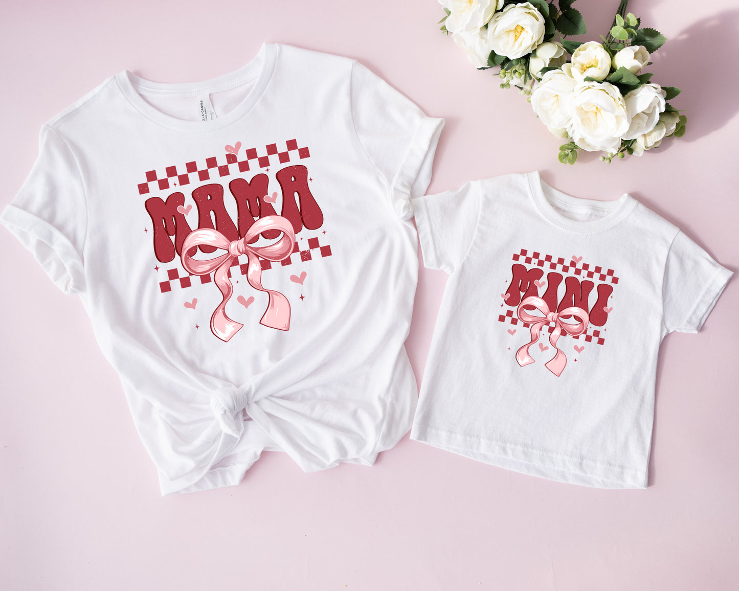 Mama and Mini Valentine's Shirts