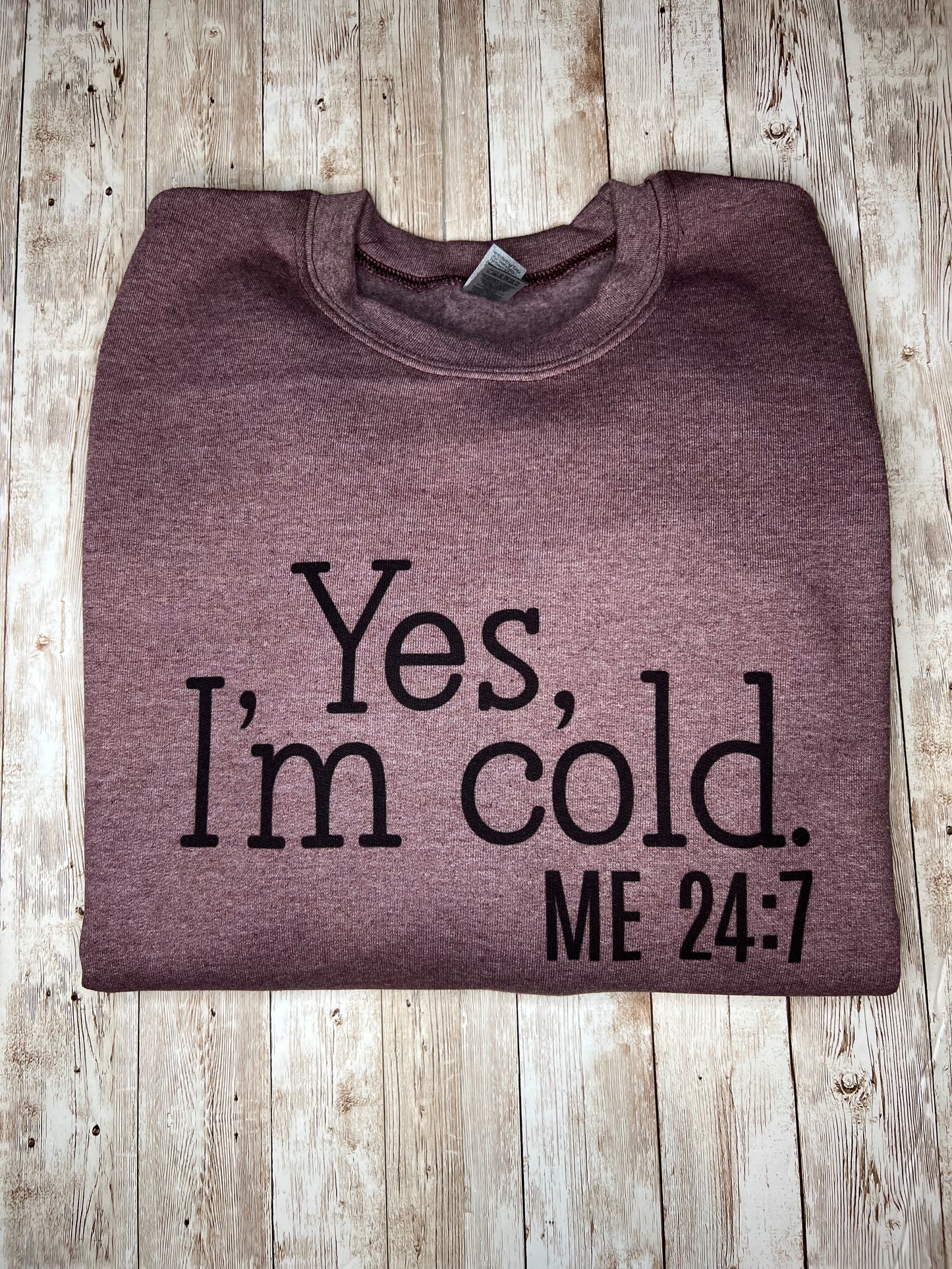 Yes, I’m Cold